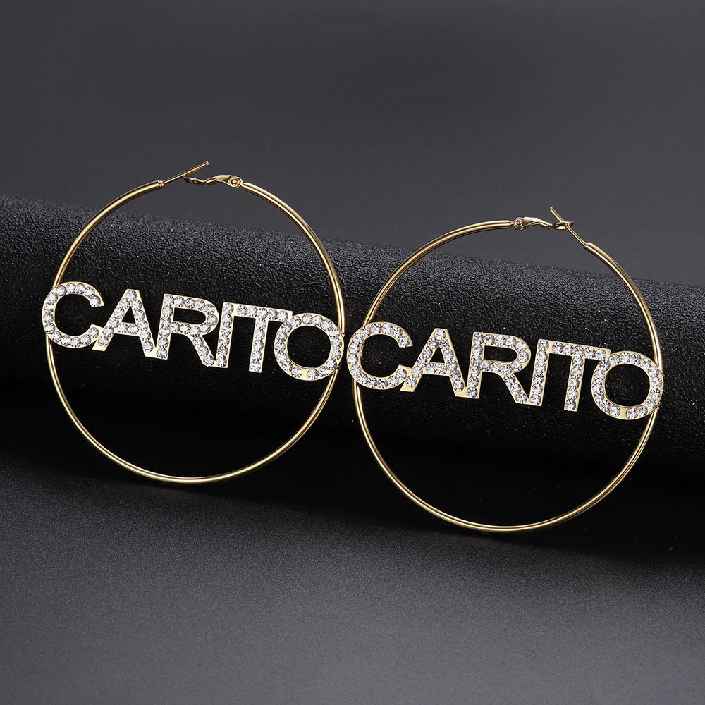 bling jewelry iced out sparkling crystal earrings