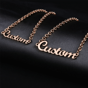 Custom Name Bracelet For Me My Regular Wear Personalized Jewelry Rose Gold Bracelet