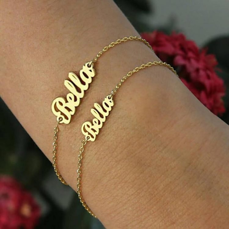 Jewelry For Women Custom My Name Bracelet Beautiful Bracelet Gold Silver Rose Gold Jewelry
