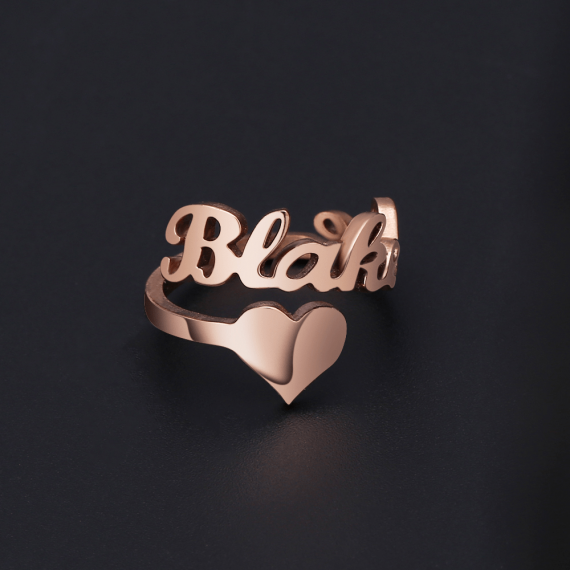 My Name Ring Best Quality Custom Name Ring My Personalized Jewelry