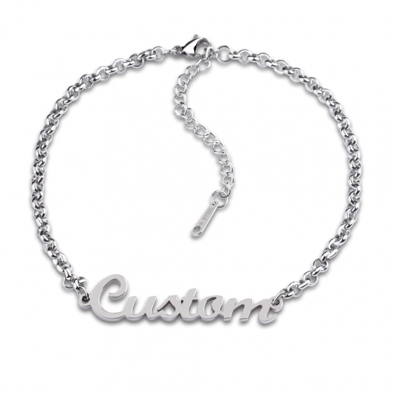 Shine Nameplate Bracelet For Women Custom Single Name Bracelet Jewelry For Me