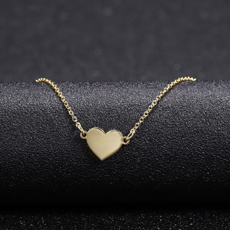 Heart Name Pendant Necklace Jewelry Women's Custom Name Necklace Beautiful Name Necklace With Heart Pendant