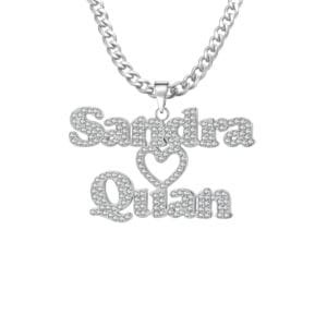 anniversary crystal necklace