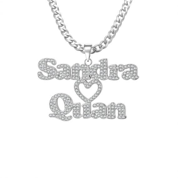 anniversary crystal necklace