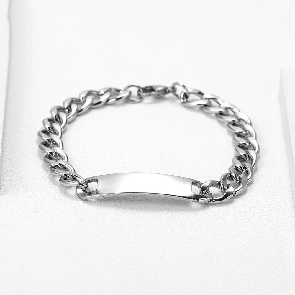 Hip Hop Style Engraved Bracelet - Image 7