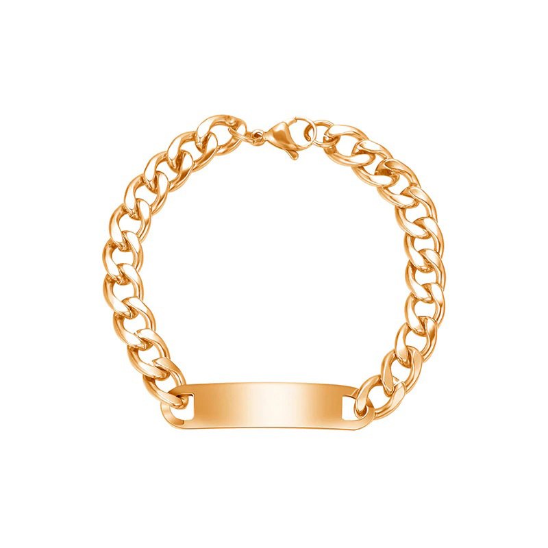 Hip Hop Style Engraved Bracelet - Image 5