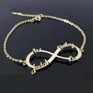 Personalized Infinity Bracelet