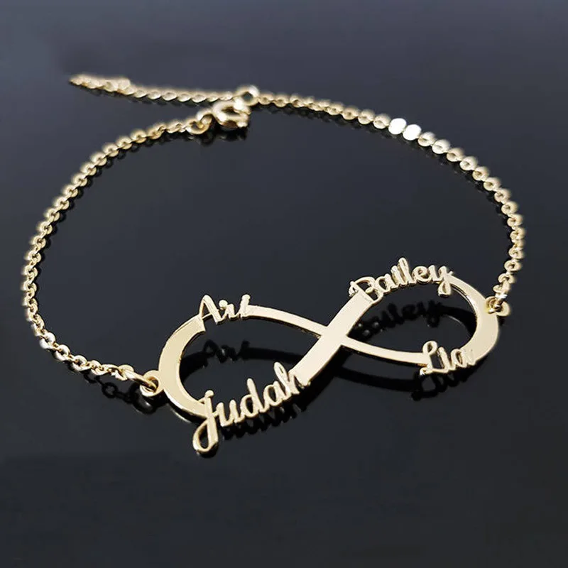 Personalized Infinity Bracelet
