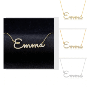 Gold Silver Rose Gold Personalized Any Name Necklace