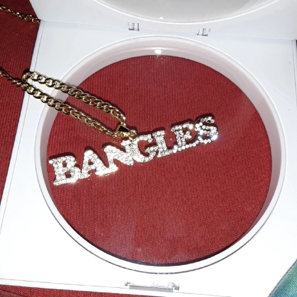 iced out crystal name necklace