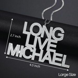 long live custom personalized multiple 3 lines massive large size iced out name necklace