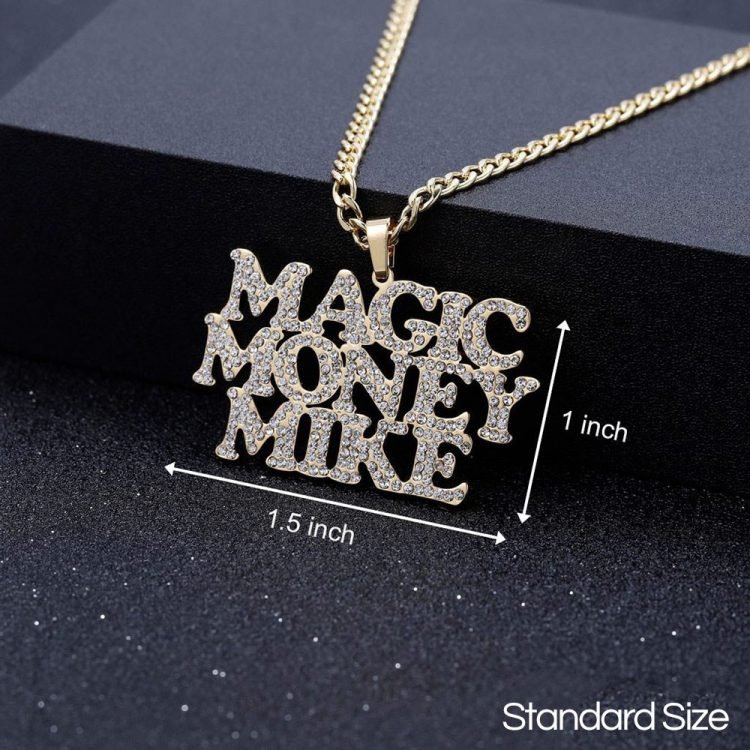 multiline name necklace with up to 3 custom personalized texts