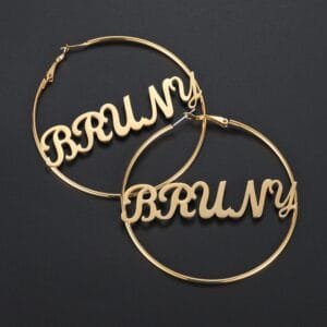 Customized Hoop Earrings For Women Fashion Jewelry