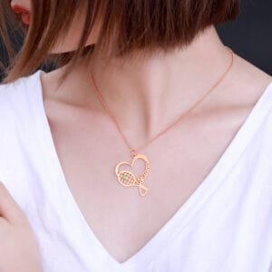 tennis girl woman name necklace sportswear