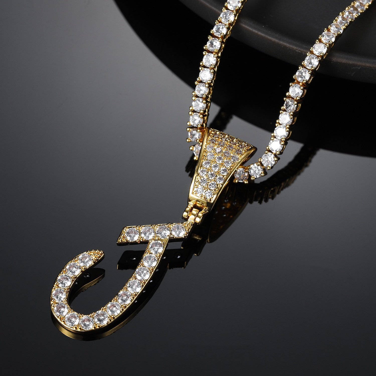 Bling Letter Necklace (Buy1-Get1) - Image 2