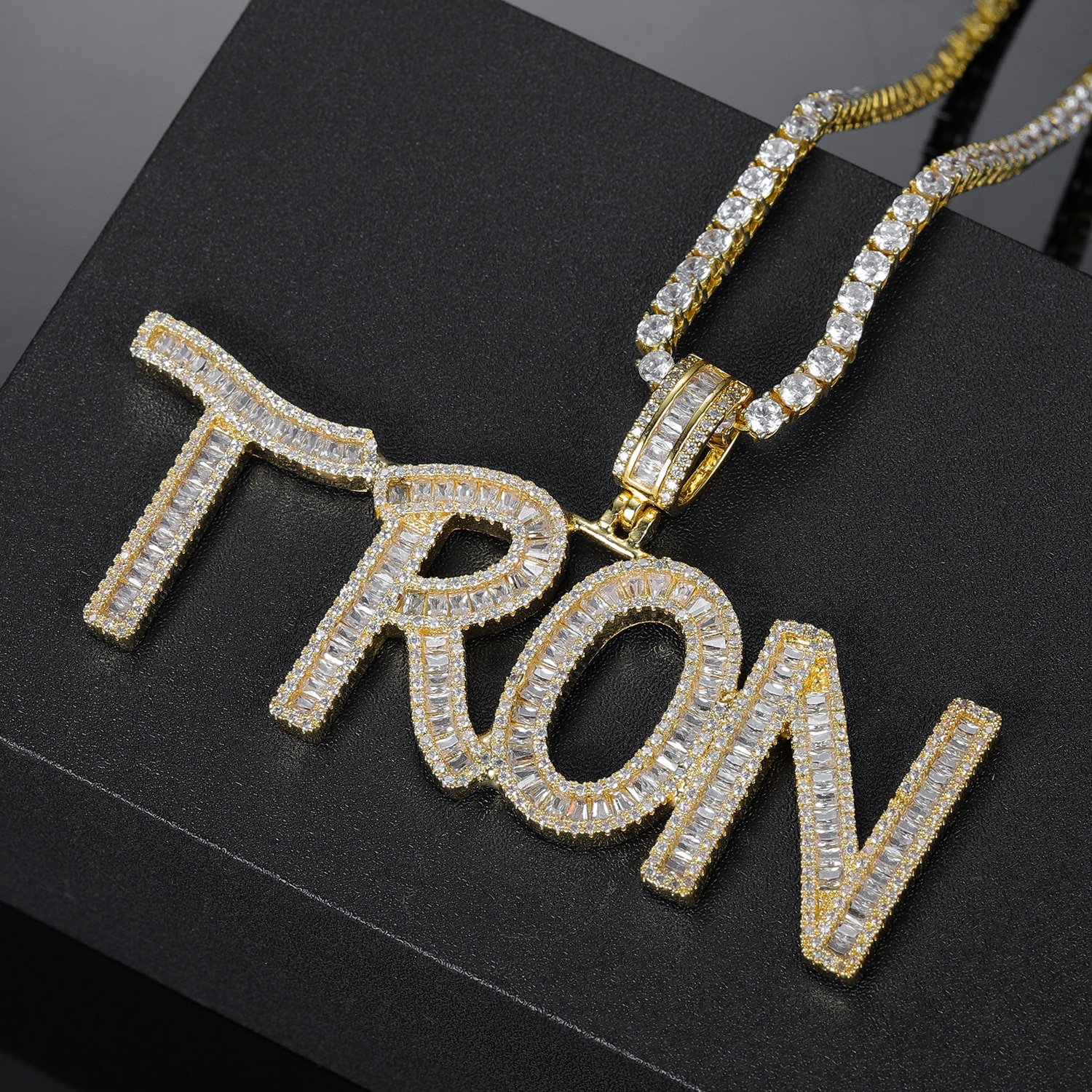 Iced Out Hip Hop Name Necklace - Image 3