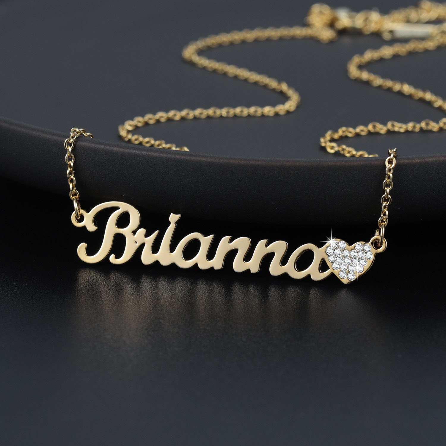 Cute Heart Name Necklace | Custom 