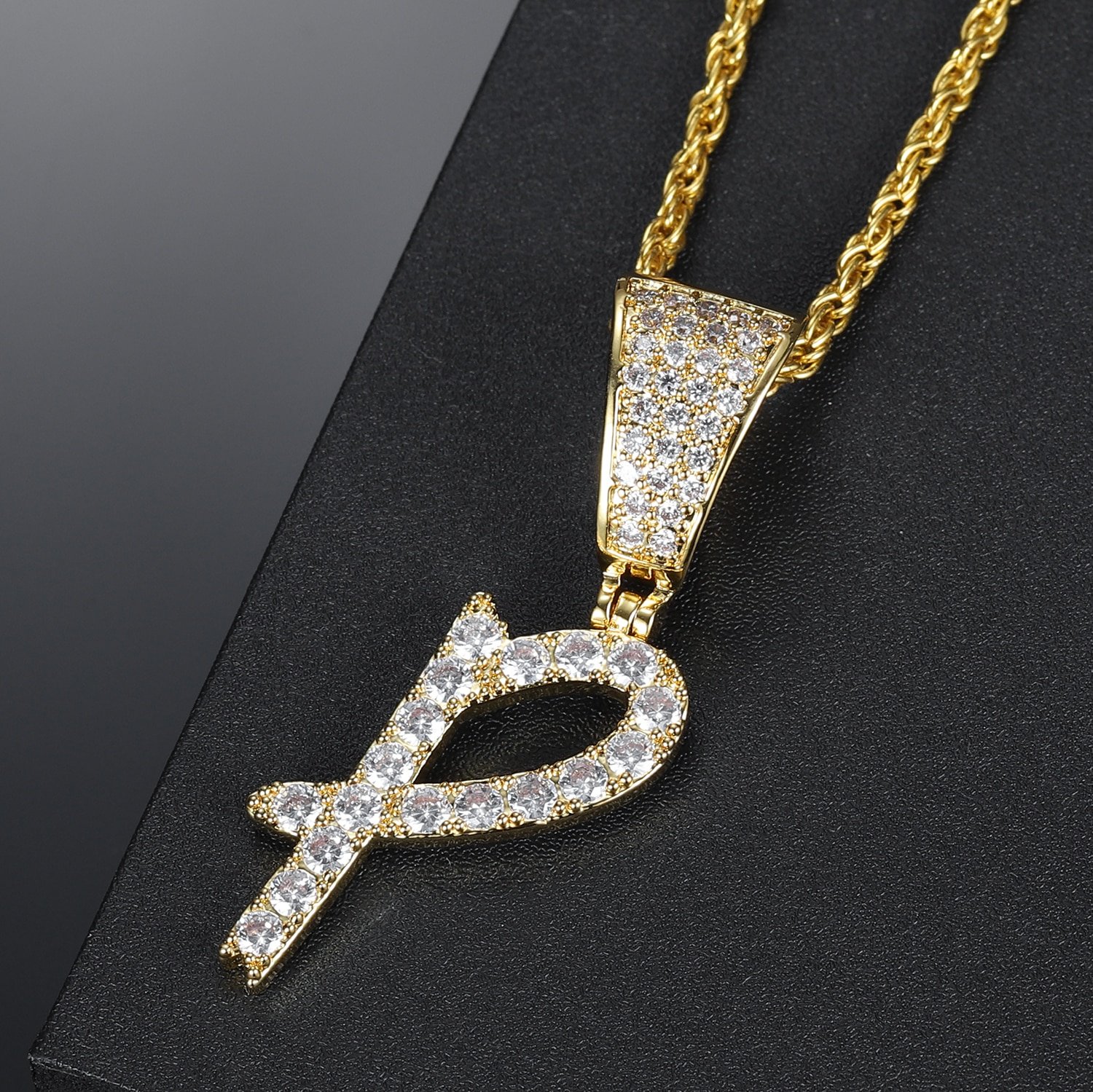 Bling Letter Necklace (Buy1-Get1) - Image 4