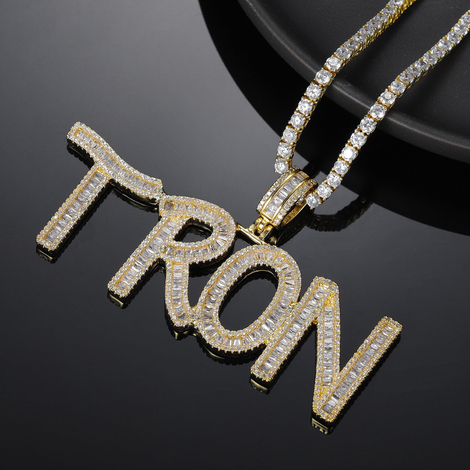 Iced Out Hip Hop Name Necklace - Image 6