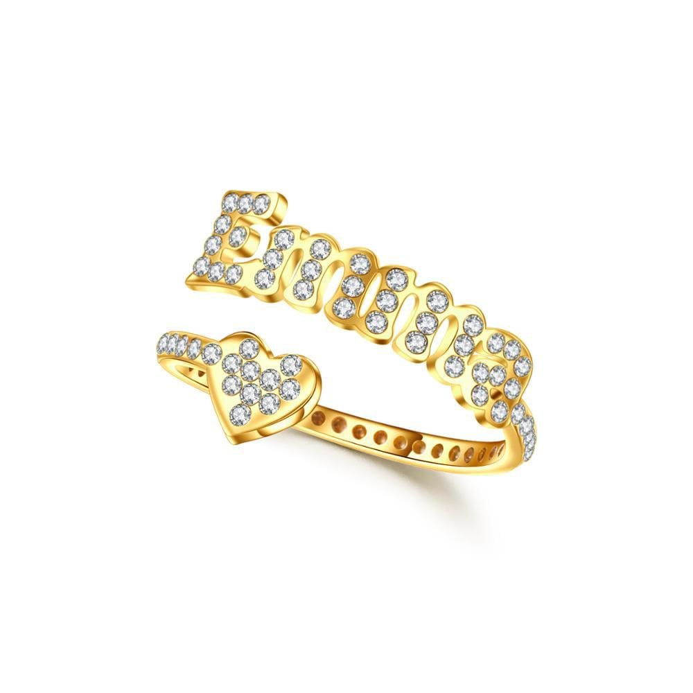 Iced Out Heart Ring - Image 4