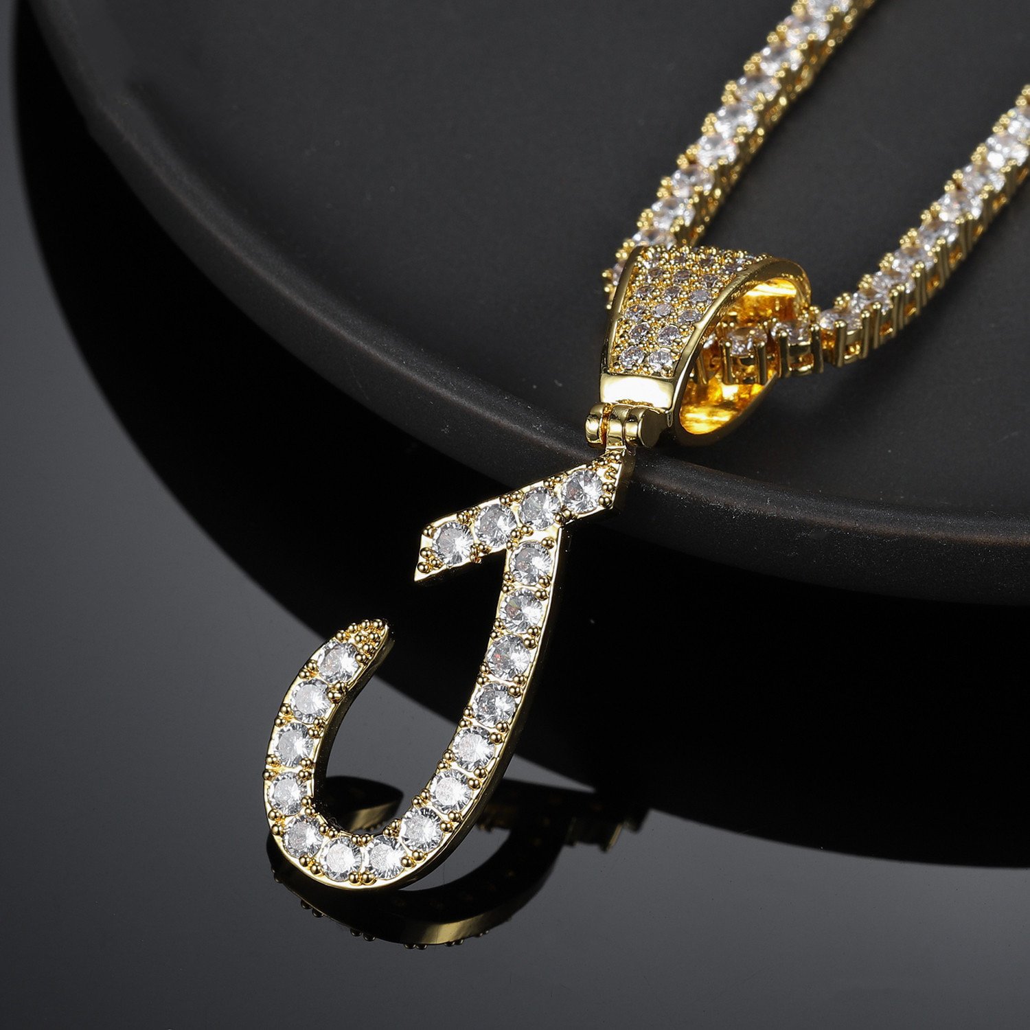 Bling Letter Necklace (Buy1-Get1) - Image 6