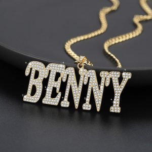 Sparkling Hip Hop Name Necklace