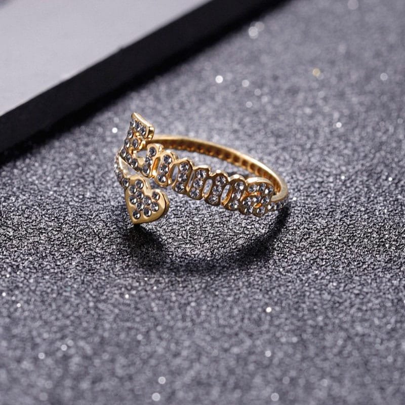 Iced Out Heart Ring - Image 2