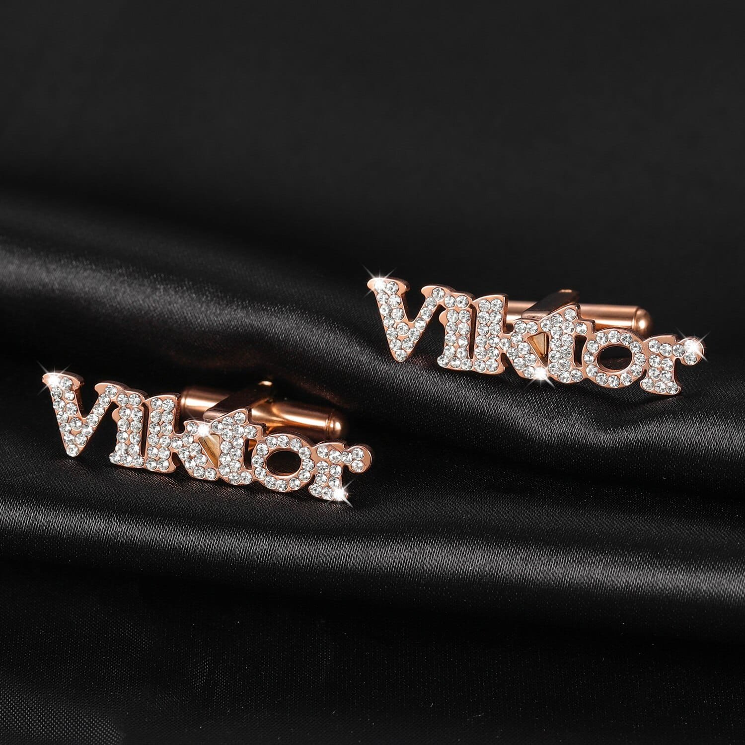 Iced Out Name Cufflinks - Image 5
