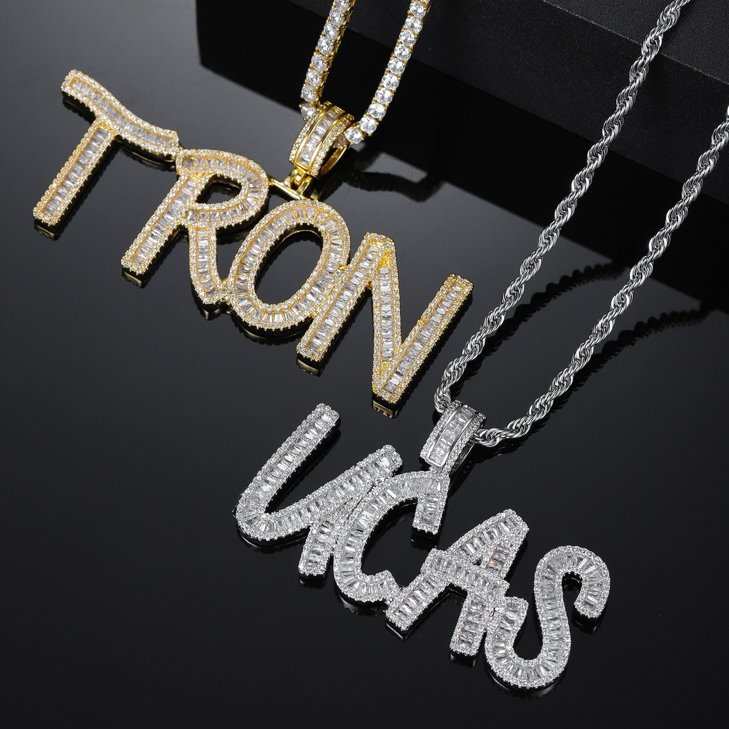 Iced Out Hip Hop Name Necklace - Image 5