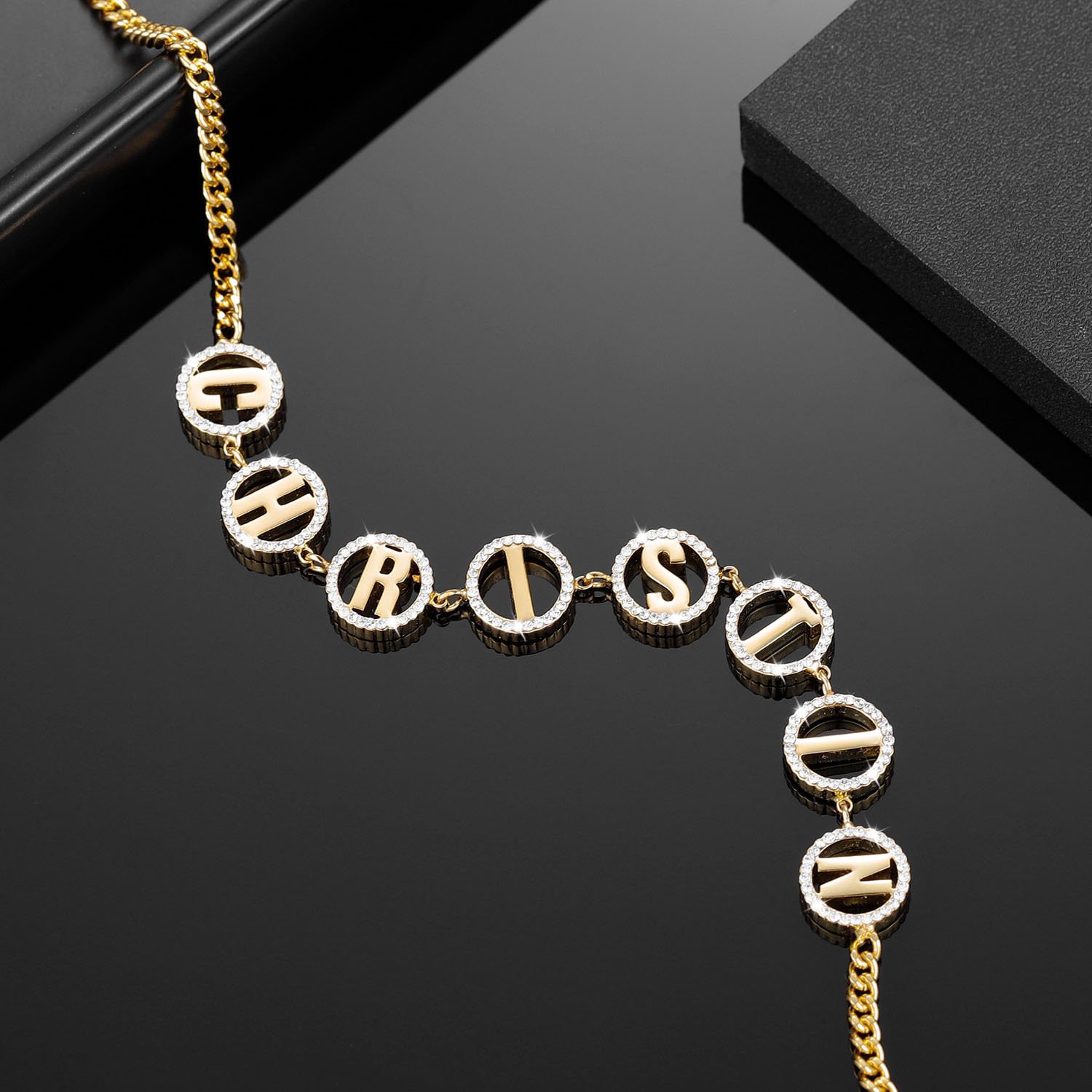 Separate English Letter Necklace - Image 3