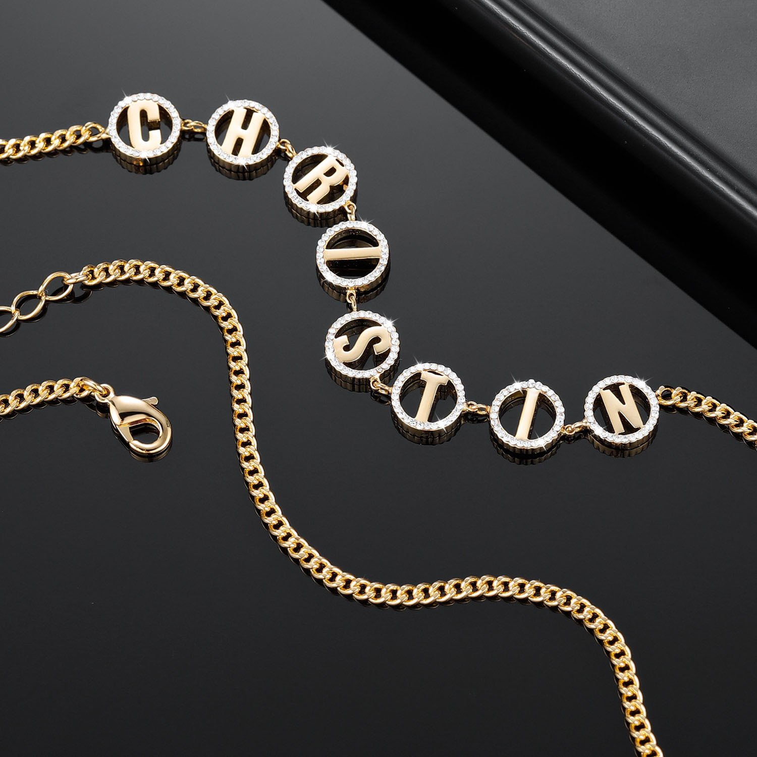 Separate English Letter Necklace - Image 6