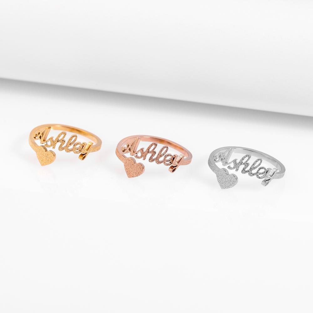 Frosted Heart Ring - Image 5