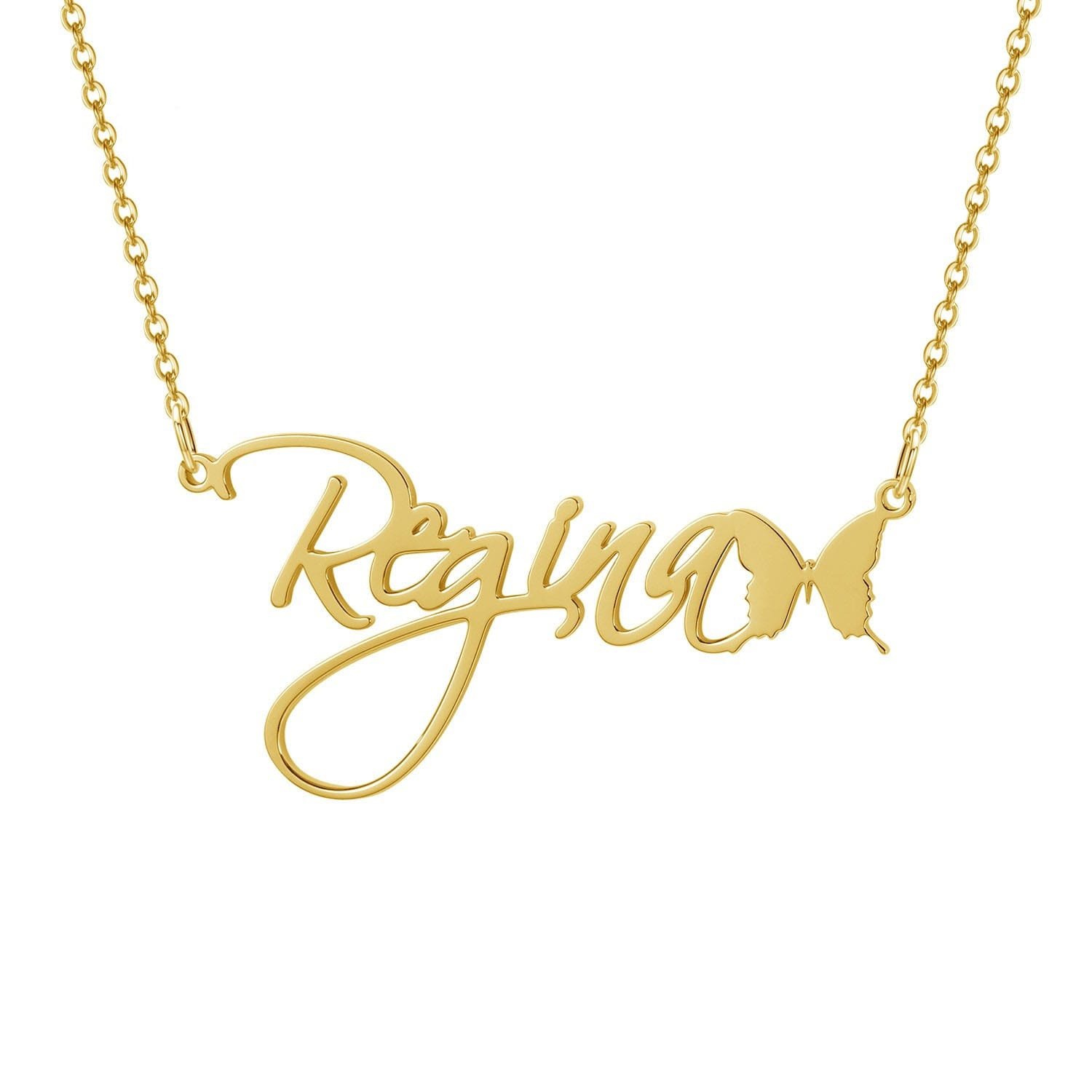 Butterfly Cursive Name Necklace - Image 6