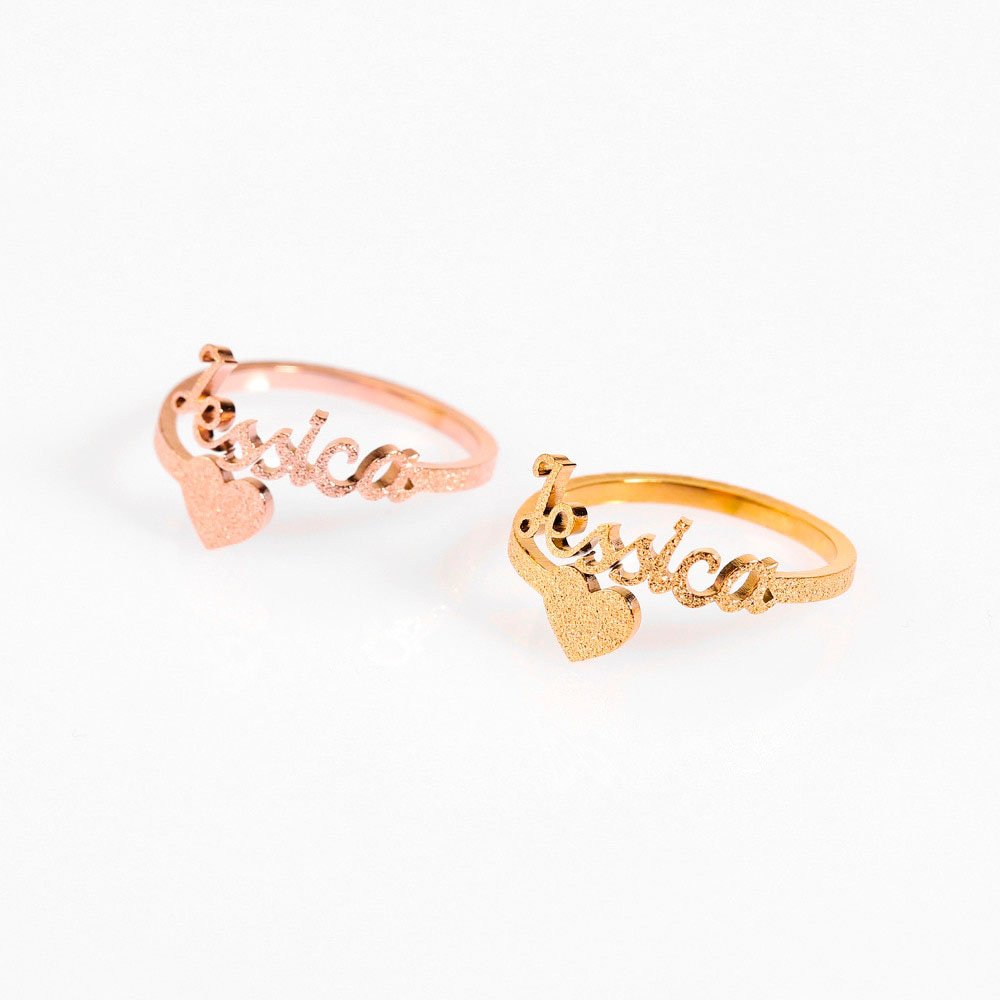Frosted Heart Ring - Image 7