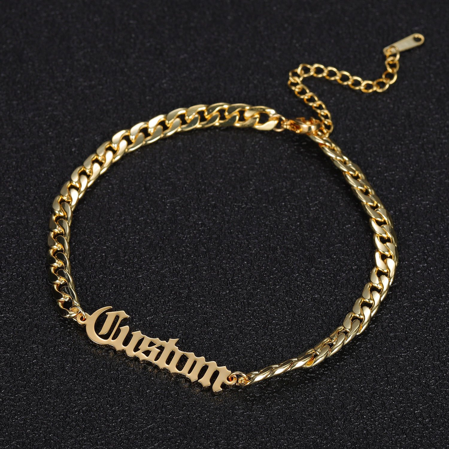 Old English Name Bracelet - Image 2
