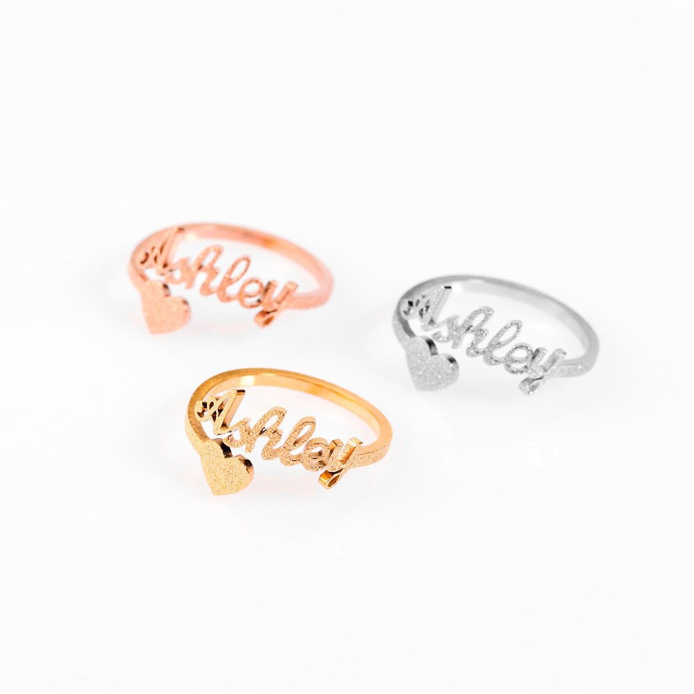Frosted Heart Ring - Image 6
