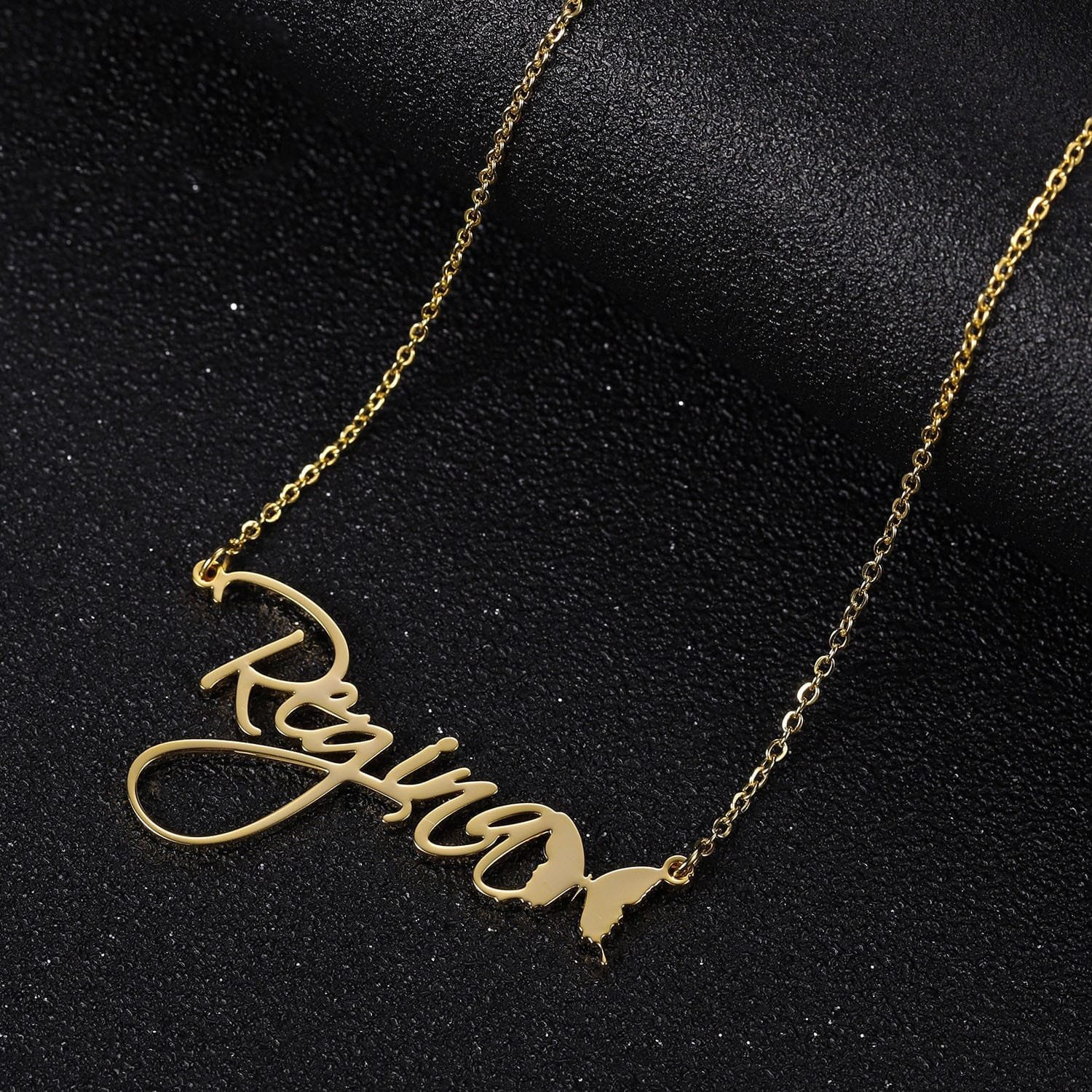 Butterfly Cursive Name Necklace - Image 5