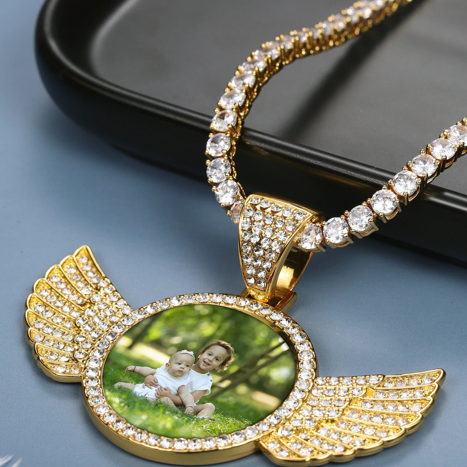 custom made personalized bespoke photo necklace for women men