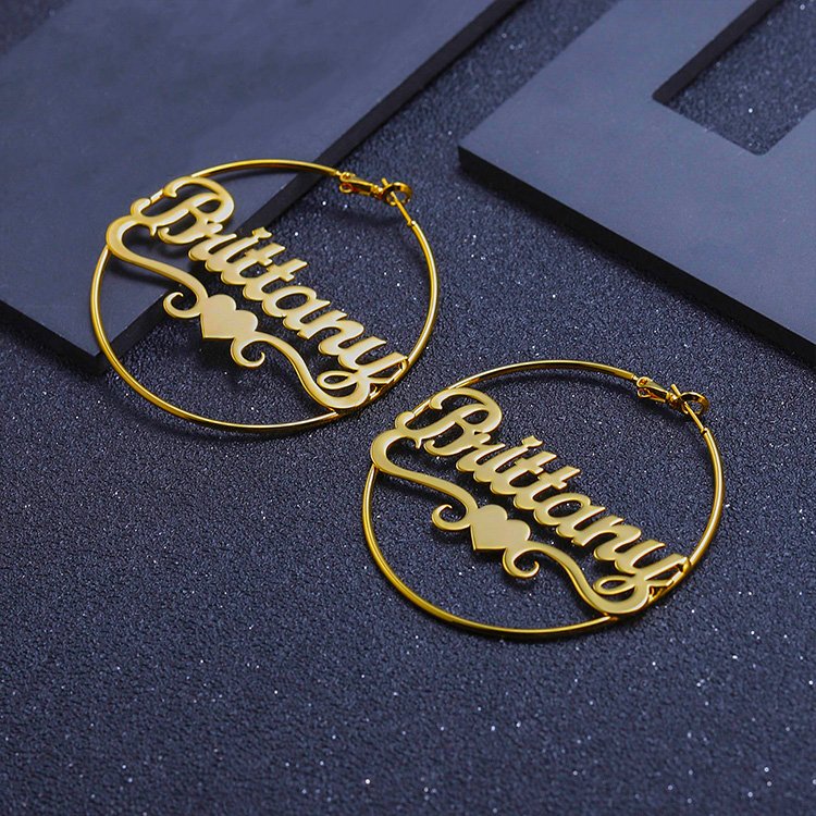 Stainless-steel-personalized-heart-hoop-name-large-earrings-for-women-big-jewelry-best-gift