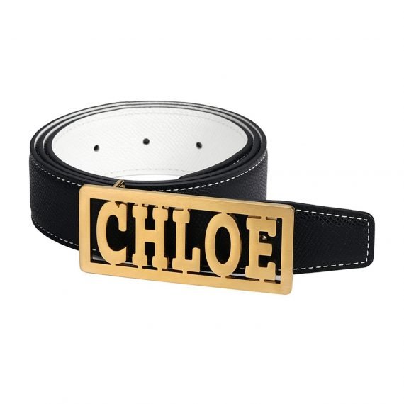 CHLOE belt buckle style custom name design
