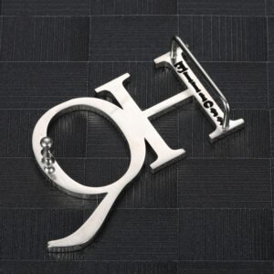 Custom bespoke gift ideas belt buckle with name and initials