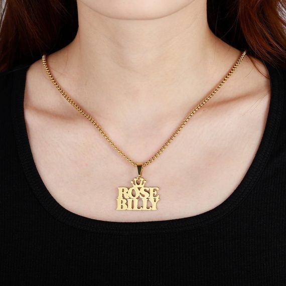 Multiline Custom 3 Names Necklace Personalized Made Jewelry Ready Made Jewelry Wear For Women Casual Name Necklace Crown Name Necklace