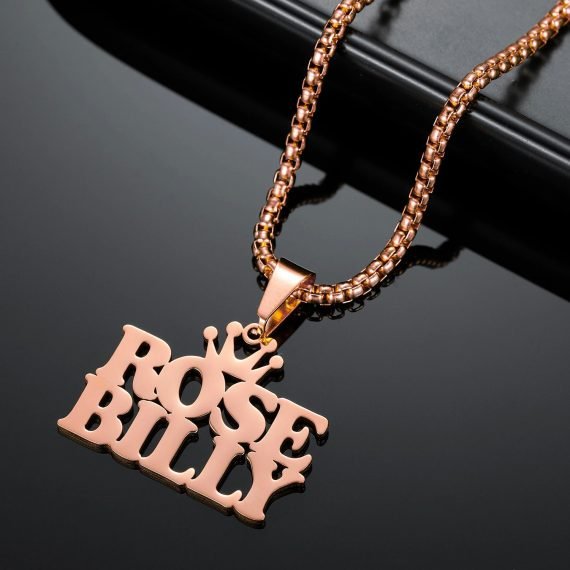 Rose Gold Color Plated Custom Name Necklace Personalized Shine Name Necklace Multiple Lines Names Necklace High Quality Jewelry For Ladies