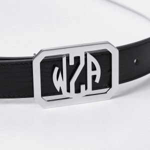 Custom Monogram Letters Belt