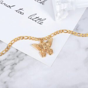 butterfly anklet bracelet design