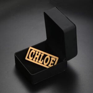 custom name belt buckle design