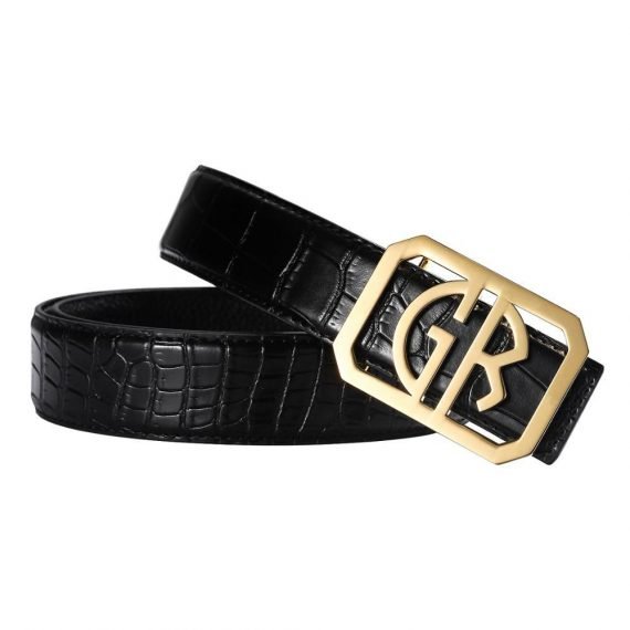 customized gold color custom belt buckles for men