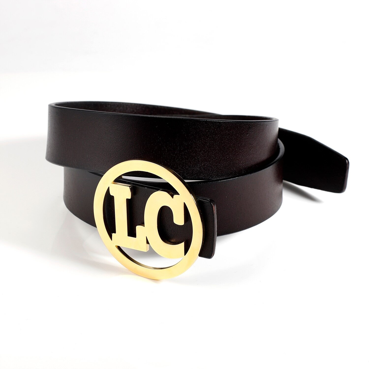 husband anniversary 2 letters monogram belt buckle design
