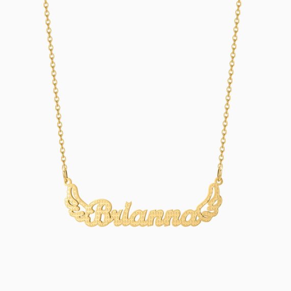 Personalized Angel Wings Necklace