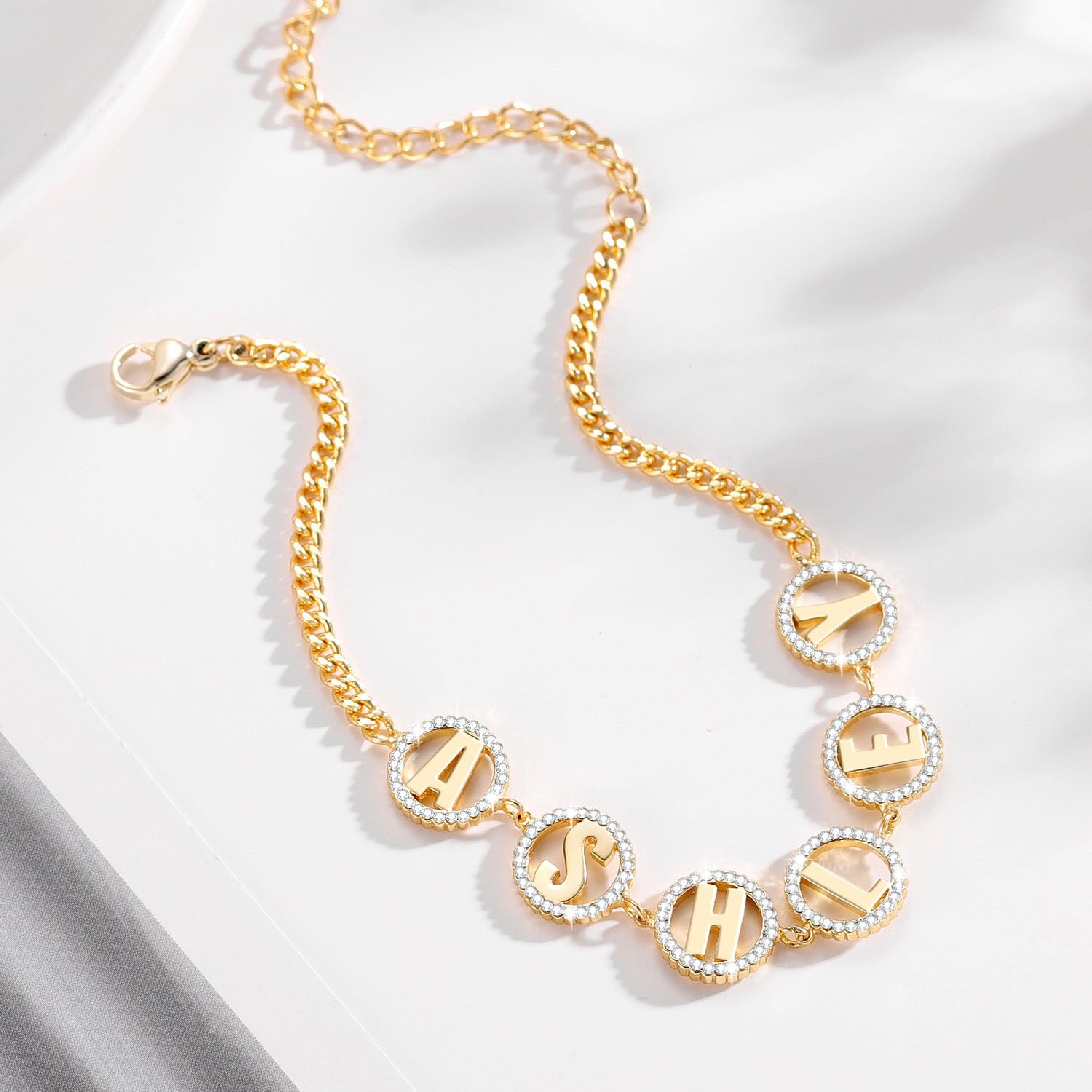 Separate English Letter Bracelet - Image 4